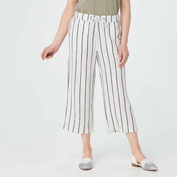 DENIM & CO Naturals Crop Pants - Picture 8 of 8